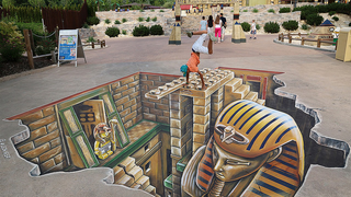 3D Street Art At Legoland